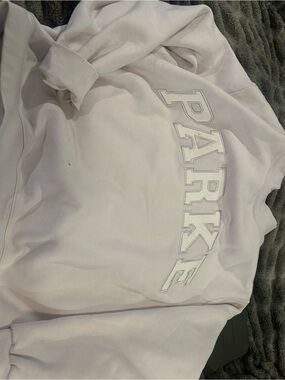 PARKe Soft Pink Pullover Hoodie - Women's Sweatshirt